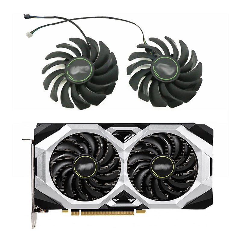Rakstore مروحة تبريد بطاقة الرسوم PLD09210S12HH بديلة لـ MSI RTX 2060 2070 RTX 2060 سوبر 2070 سوبر فينتوس مروحة تبريد هادئة - Image 3